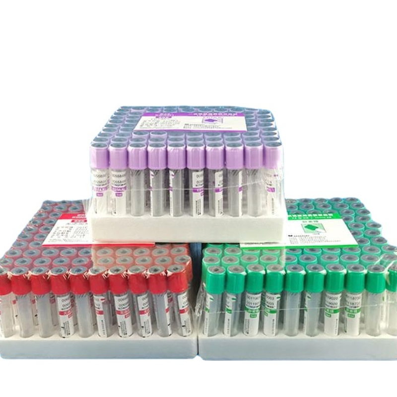 Blood Collection Tube - 100/pcack 일회용 멸균 진공 혈액 수집
