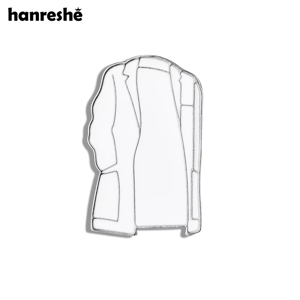 Medical Laboratory Scientist - Hanreshe 화이트 코트 에나멜 브로치 핀,