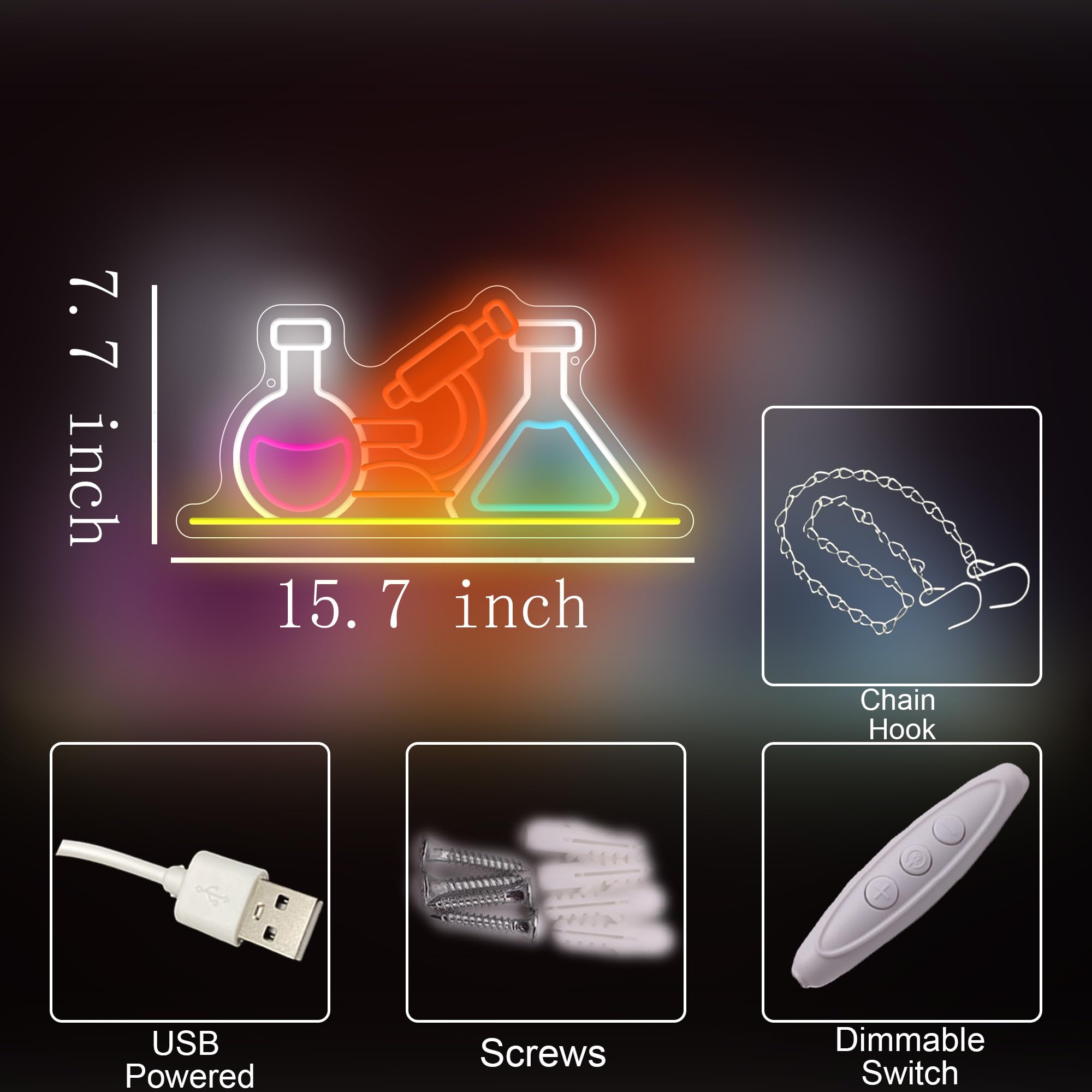 화학 실험실 장식용 과학 실험실 네온사인, 교실, 의료 - Medical Lab Gifts 리뷰 및 가격