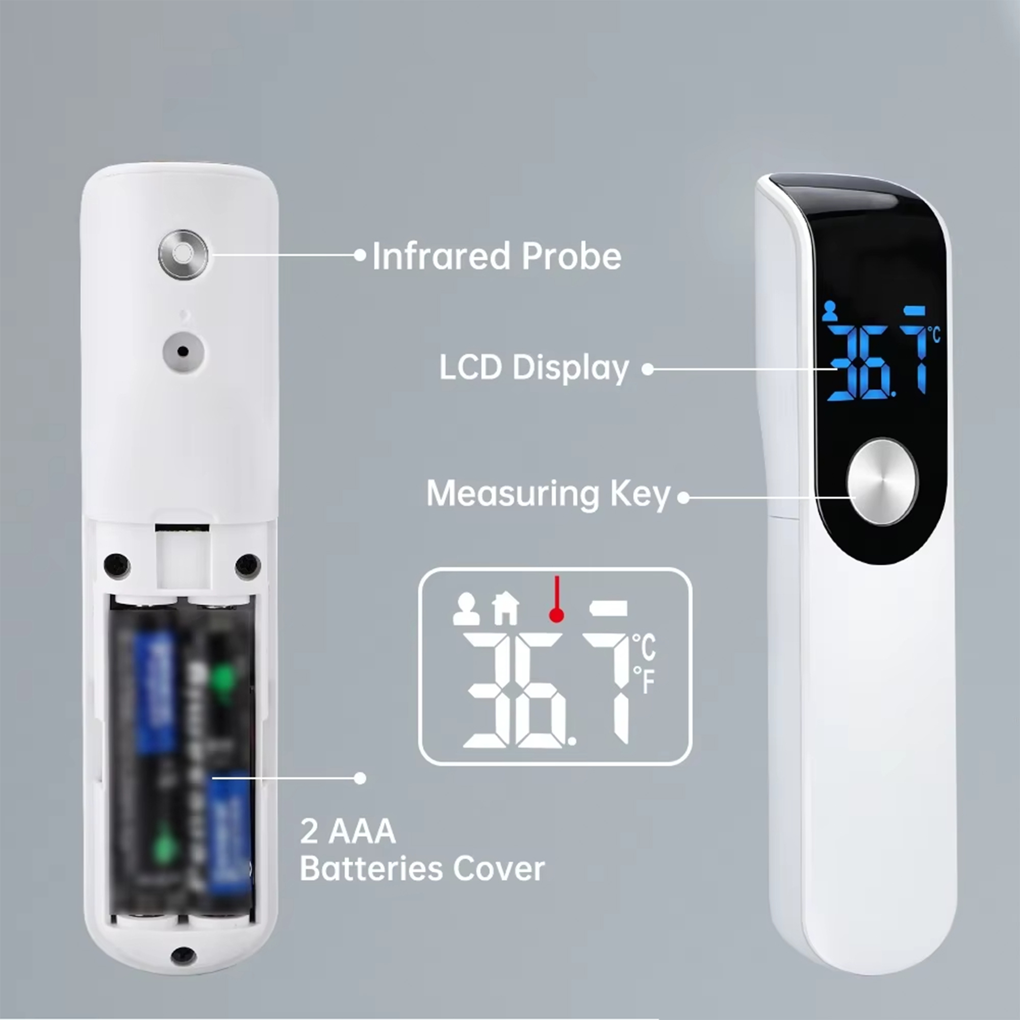 적외선 발열 온도계 의료 가정용 디지털 LCD 유아 성 - Digital Thermometer Infrared 리뷰 및 가격
