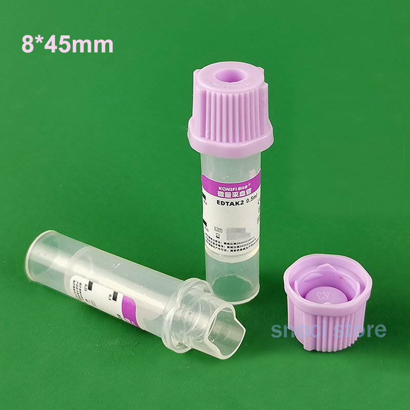 EDTAK2 보라색 캡이있는 멸균 마이크로 혈액 수집  - Blood Collection Tube 리뷰 및 가격