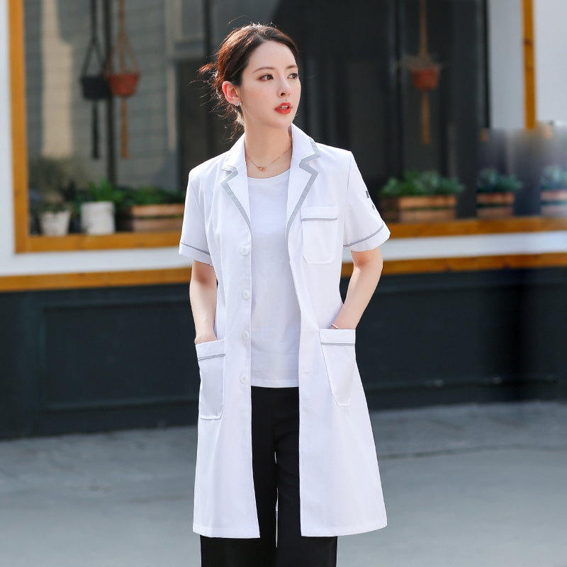 여성 간호 코트 실험실 유니폼 건강 작업복 반팔 애완  - Medical Health Lab 리뷰 및 가격