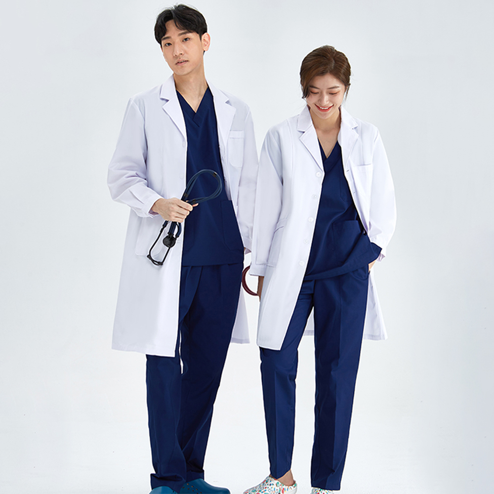남녀공용 화이트 코트, 병원 의사 슬림 간호사 유니폼, - Medical Lab Hospital 리뷰 및 가격