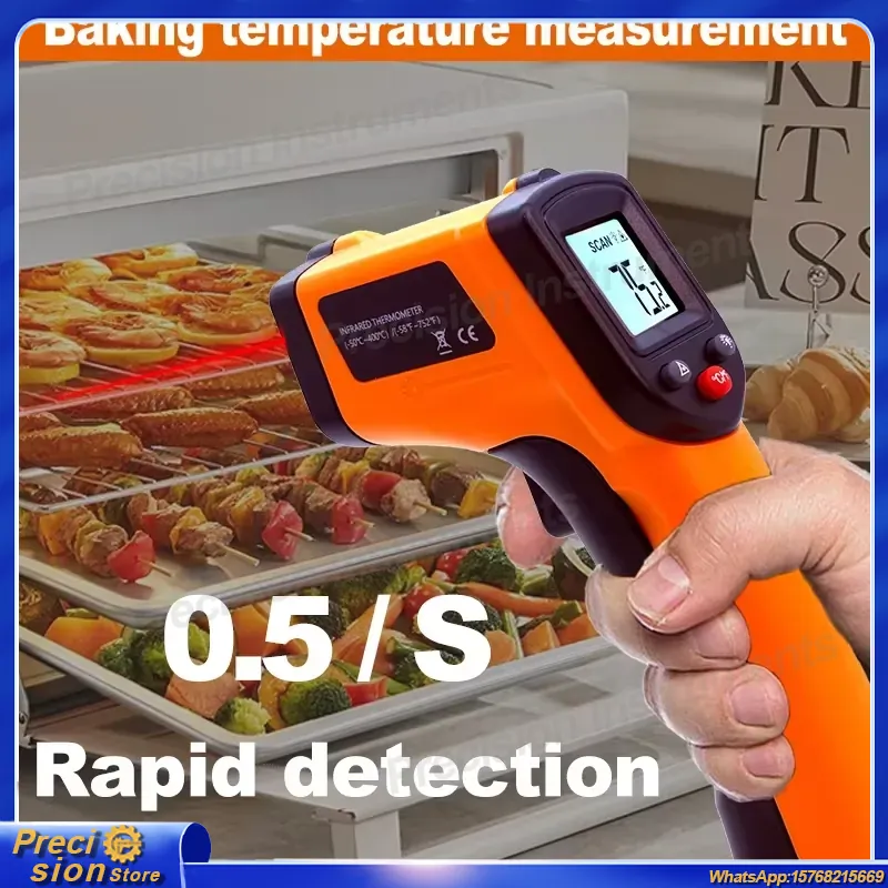 적외선 온도계 건 비접촉식 레이저 온도 측정기 산업용  - Digital Thermometer Infrared 리뷰 및 가격